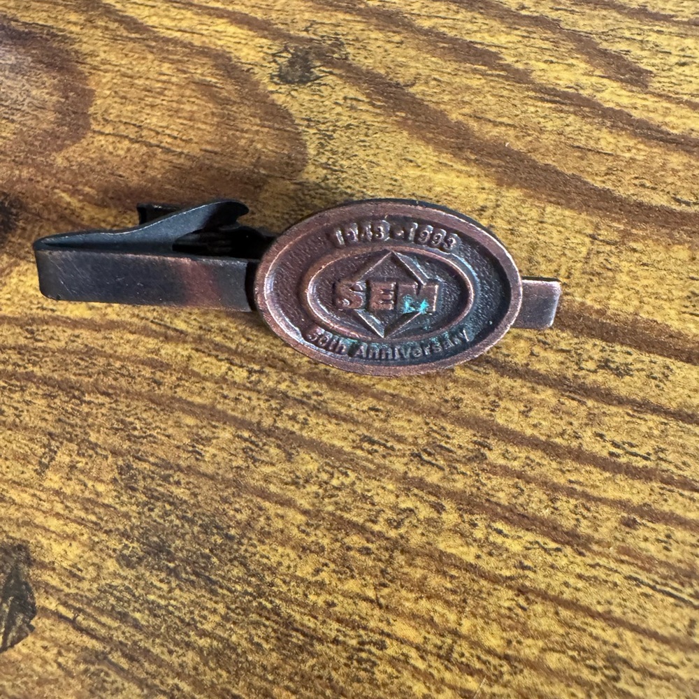 SEM Products 50th Anniversary Tie‎ Clip 1943-1993 Automotive Body Shop MI